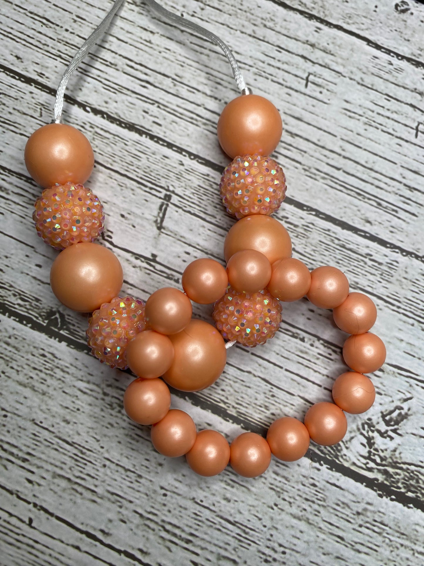 Peach Necklace