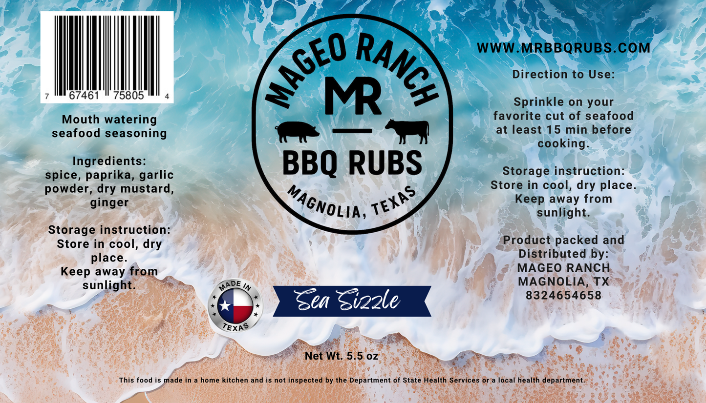Mageo Ranch Bbq Rubs Sea Sizzle