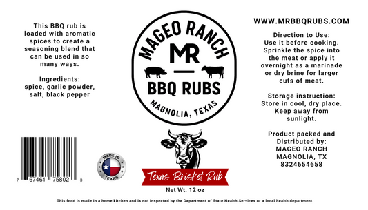Mageo Ranch Bbq Rubs Texas Brisket