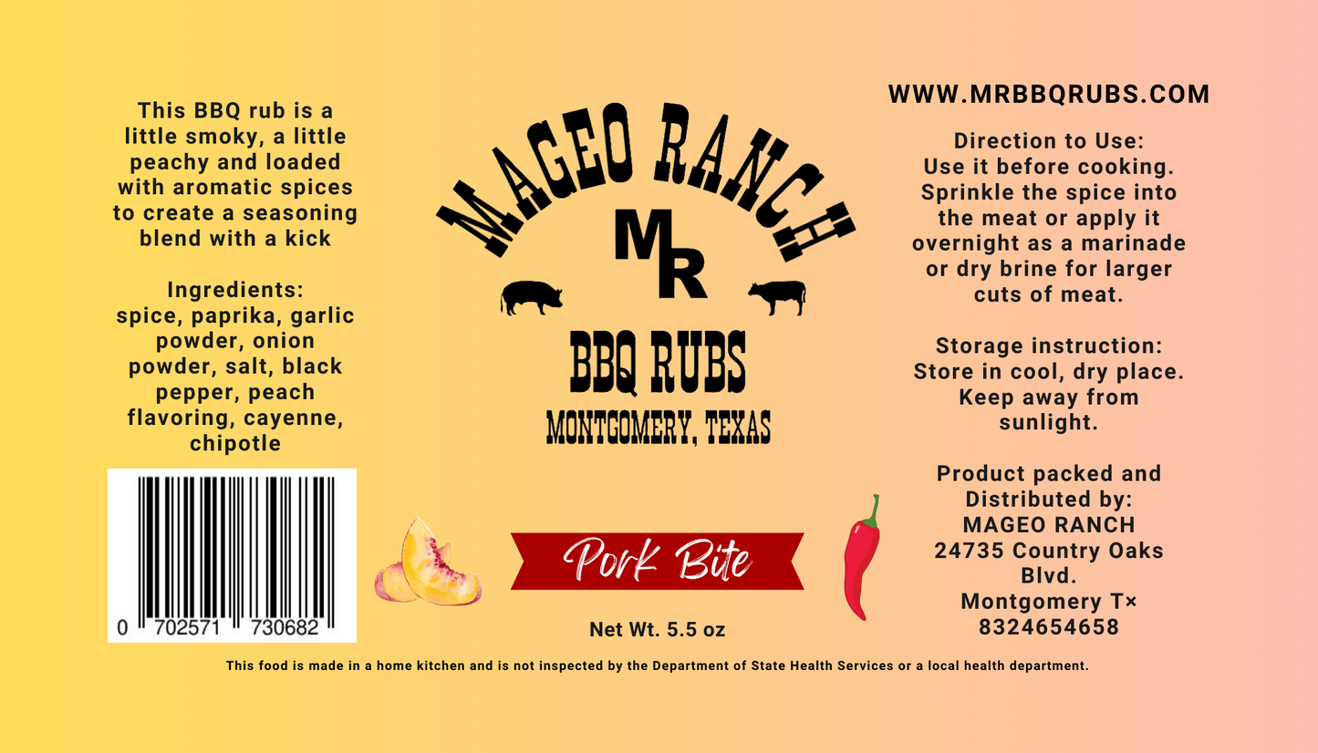 Mageo Ranch Bbq Rubs Pork Bite Rib Rub