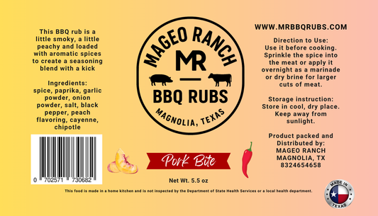 Mageo Ranch Bbq Rubs Pork Bite Rib Rub