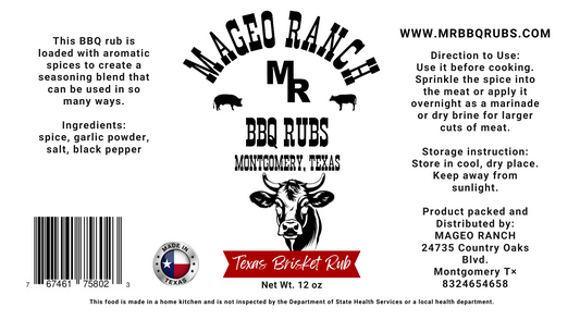 Mageo Ranch Bbq Rubs Texas Brisket